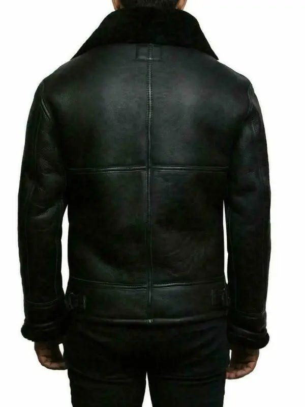 Baptist™ | Leather winter coat