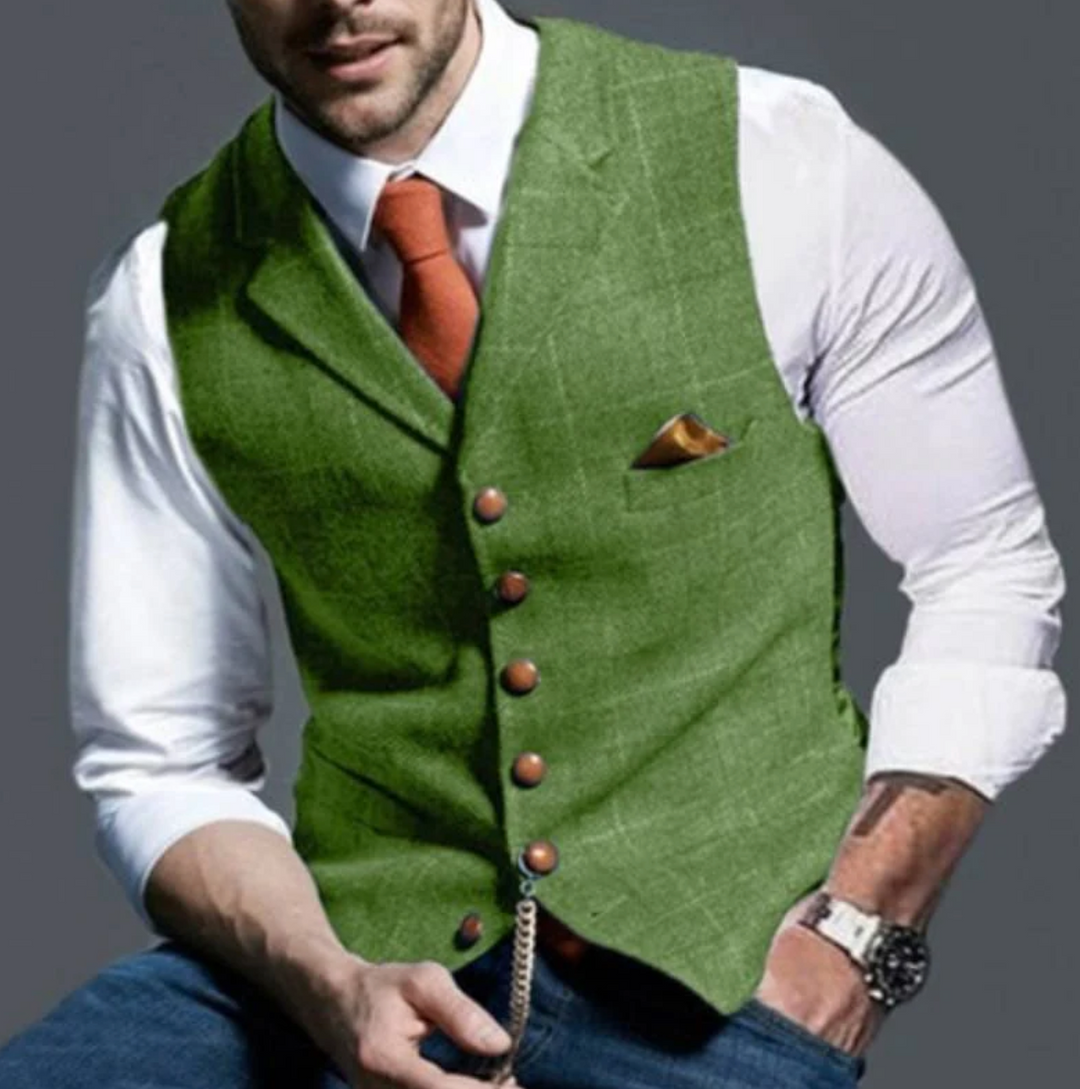 Conor™ | Luxe Buttoned Vest