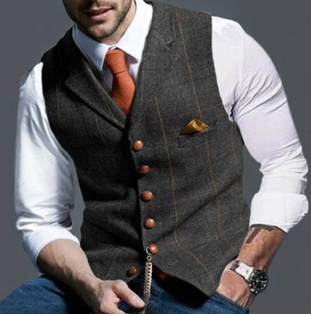 Conor™ | Luxe Buttoned Vest