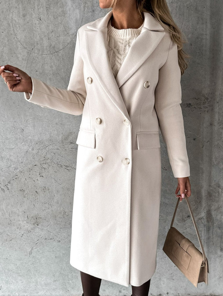 Kim™ | Classic Double-Breasted Coat