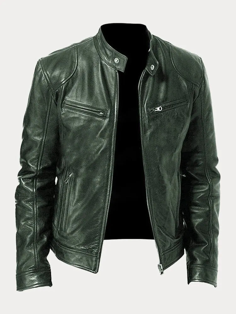 John™ | Casual leather jacket