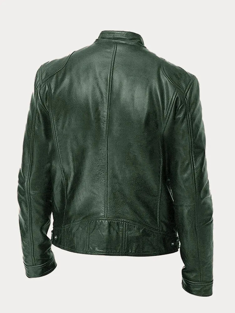 John™ | Casual leather jacket