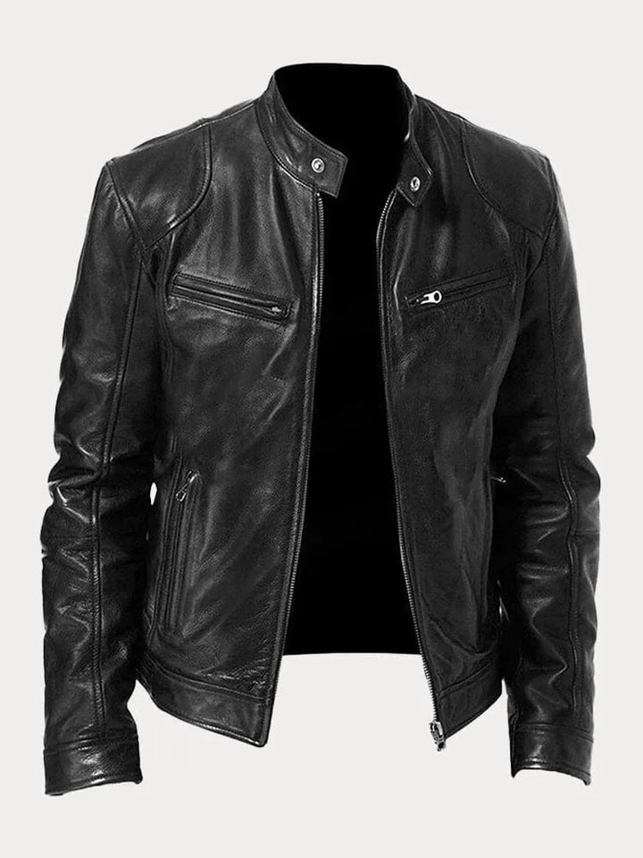 John™ | Casual leather jacket