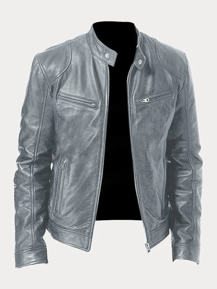 John™ | Casual leather jacket