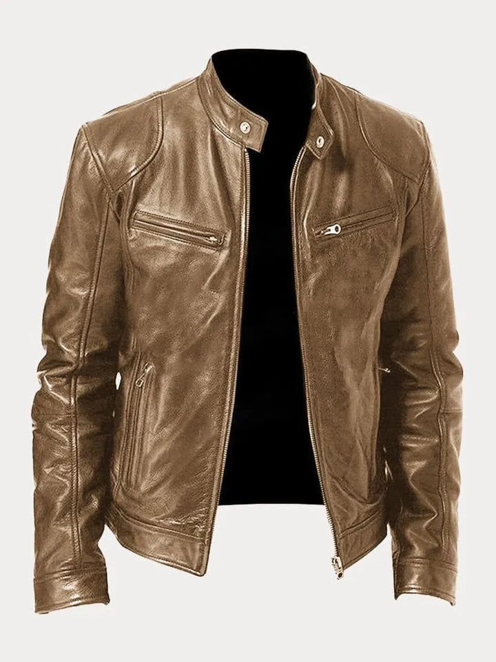 John™ | Casual leather jacket