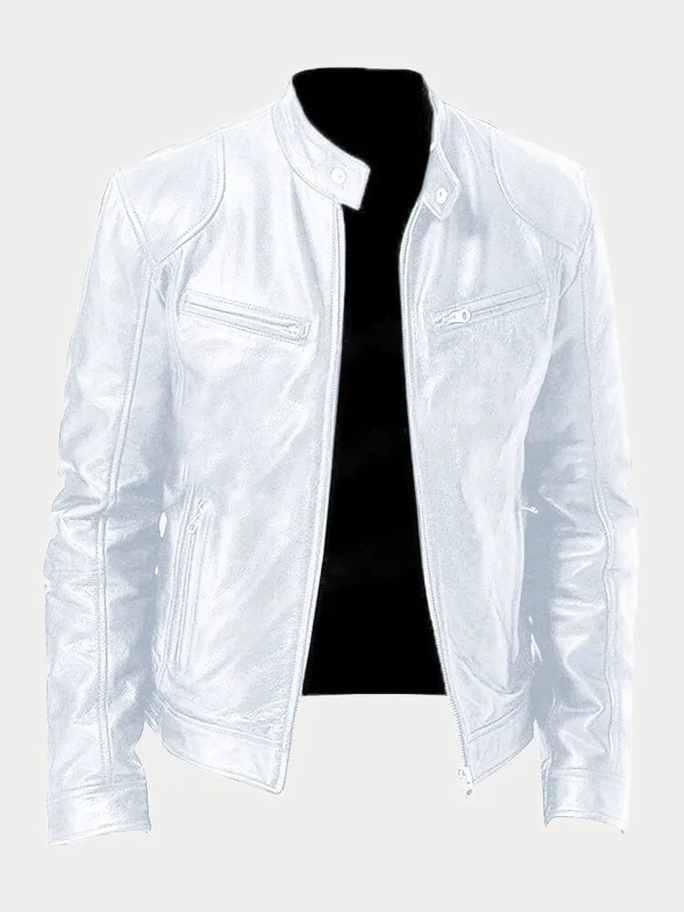 John™ | Casual leather jacket