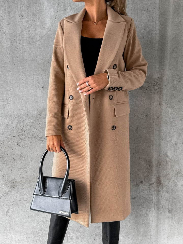 Kim™ | Classic Double-Breasted Coat